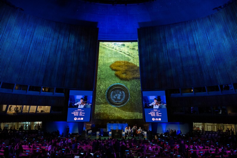 Concierto en la ONU
