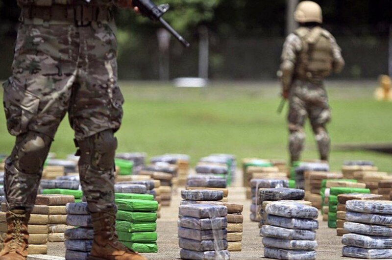 Incautación de droga en Colombia