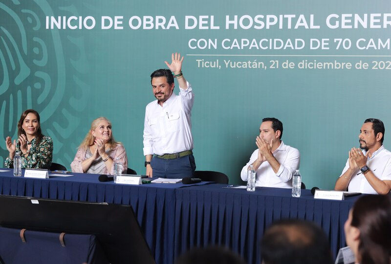Inicio de obra del Hospital General de Ticul, Yucatán