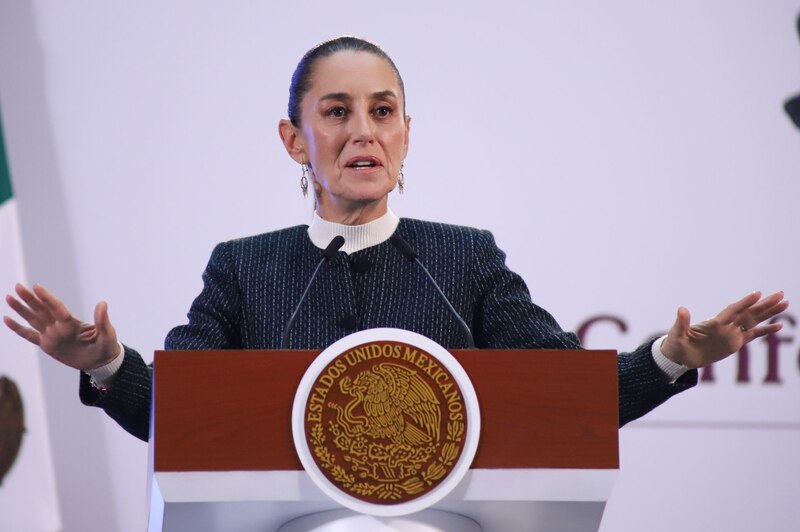 Claudia Sheinbaum, presidenta de México, pide calma a la oposición ante sus reacciones por la Ley de Supremacía Constitucional aprobada ayer por los legisladores de Morena en la Cámara de Diputados.