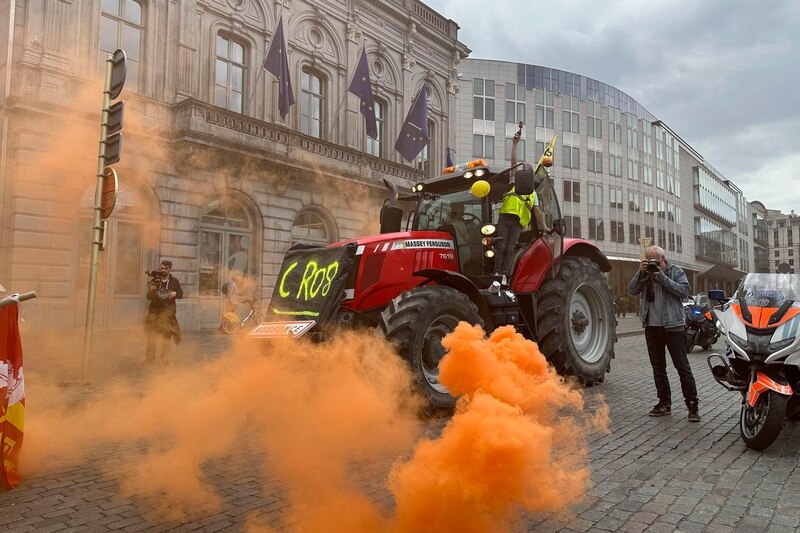 Tractorada en Bruselas