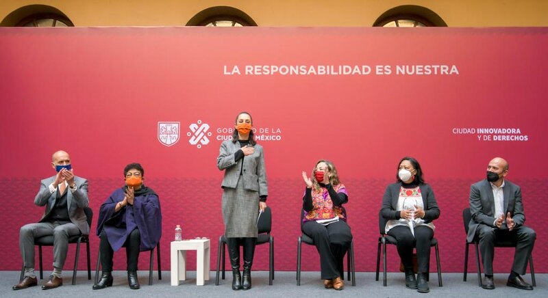 La Jefa de Gobierno, Claudia Sheinbaum, encabeza la presentación del programa "La Responsabilidad es Nuestra"
