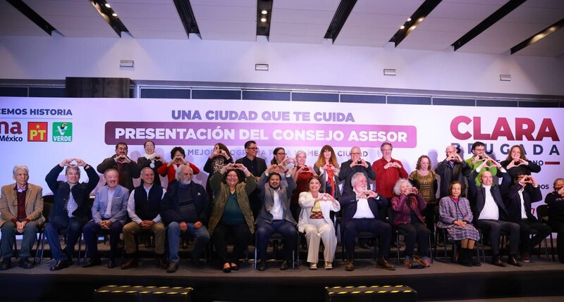 Presentación del Consejo Asesor de Clara Brugada, alcaldesa de Iztapalapa