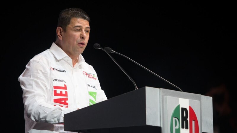 El presidente de México, Andrés Manuel López Obrador, pronuncia un discurso.