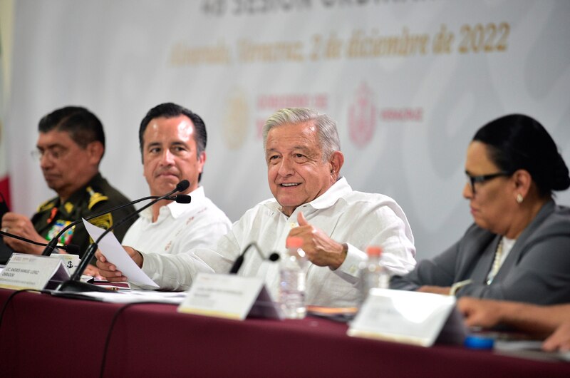 El presidente Andrés Manuel López Obrador encabeza la conferencia de prensa matutina