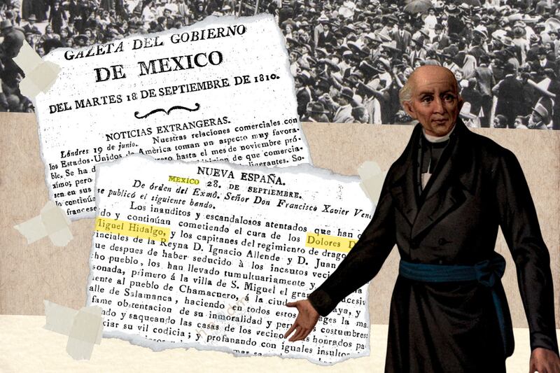 Miguel Hidalgo y la prensa. Las actividades militares de Hidalgo comenzaron a aparecer en la prensa días después del inicio del conflicto armado el 16 de septiembre.