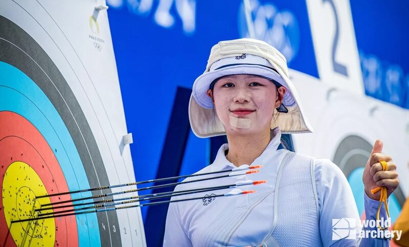 La arquera surcoreana An San ganó la medalla de oro en los Juegos Olímpicos de Tokio 2020