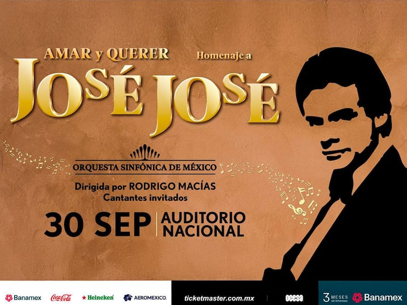 Tributo a José José en el Auditorio Nacional