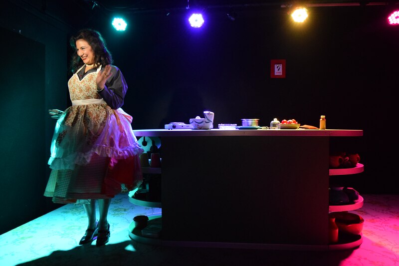 Mujer en la cocina