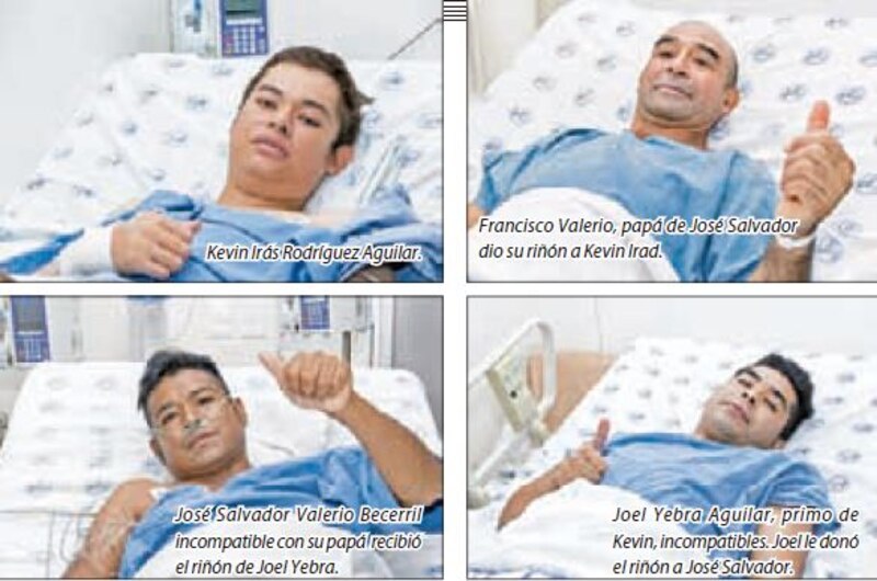 Trasplante de riñón entre primos en el Hospital Civil de Guadalajara
