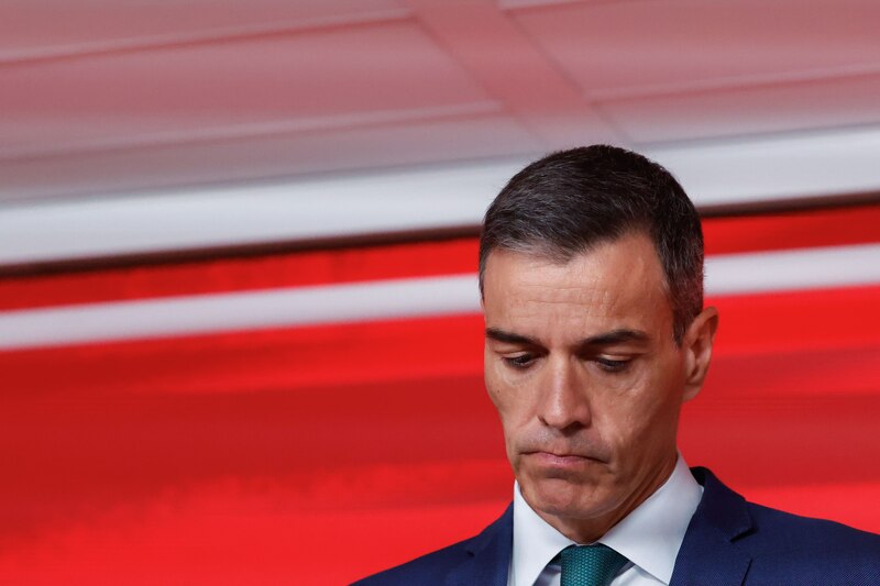 El presidente del Gobierno, Pedro Sánchez