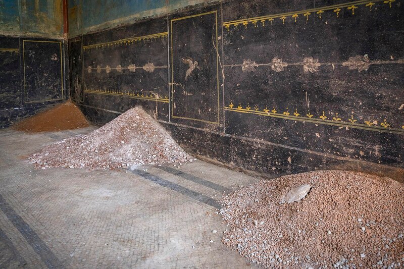 Excavación arqueológica en Pompeya