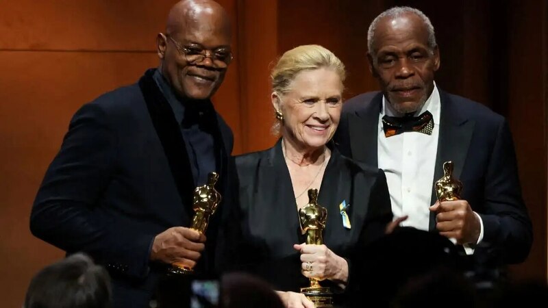 Tres actores ganadores del Oscar: Samuel L. Jackson, Meryl Streep y Morgan Freeman.