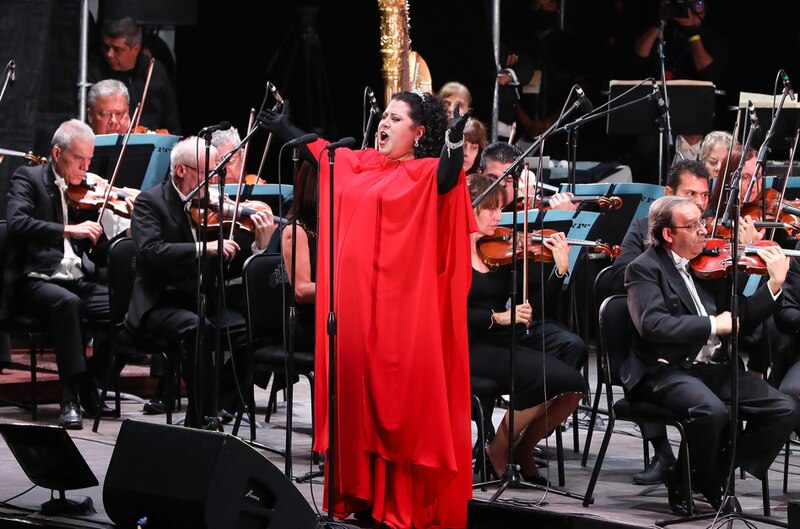 La soprano Ainhoa Arteta canta en el Palau de la Música de Valencia