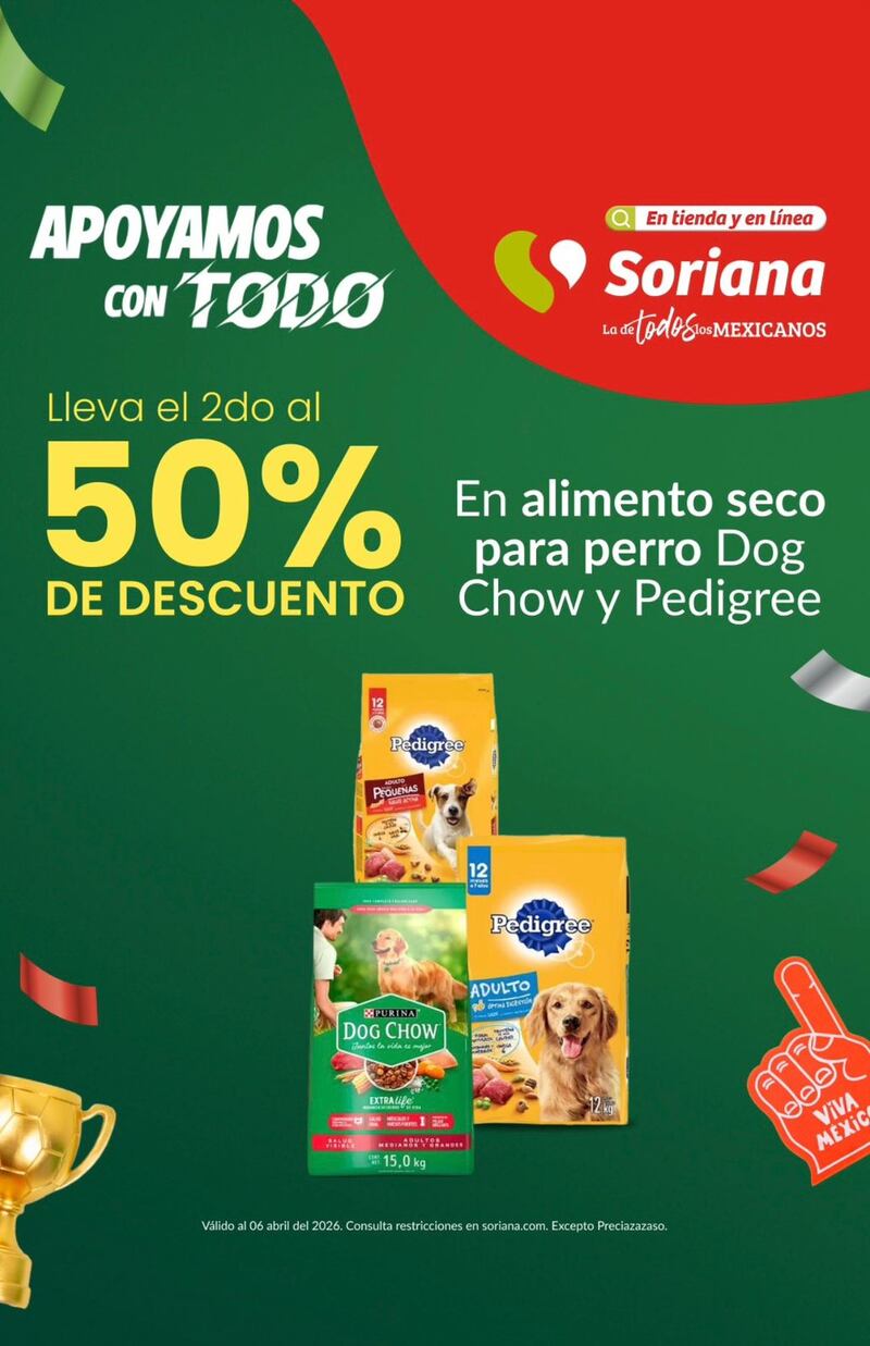 Soriana: productos con el 50% de descuento