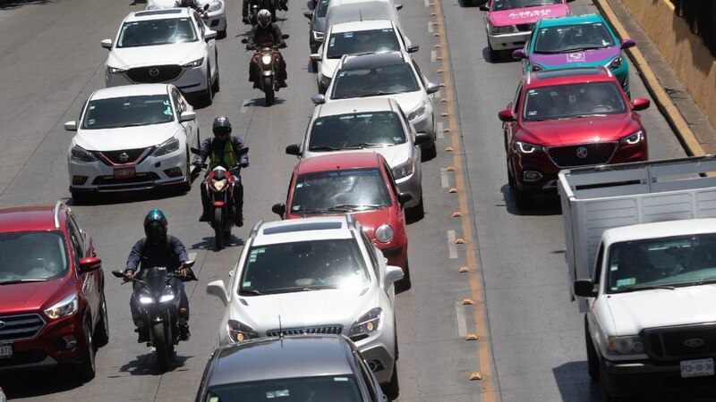 Tráfico vehicular en la Ciudad de México
