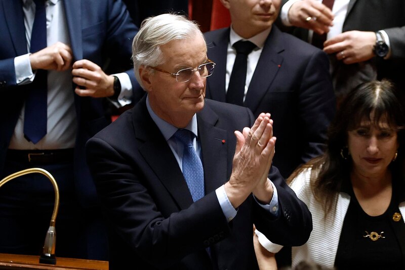 El primer ministro francés, Michel Barnier, presentó este jueves su dimisión al presidente Emmanuel Macron