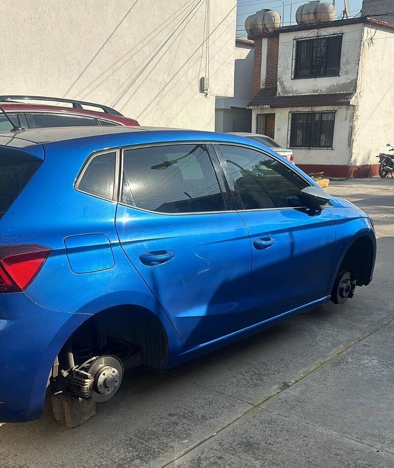¡Cuidado con el bache!