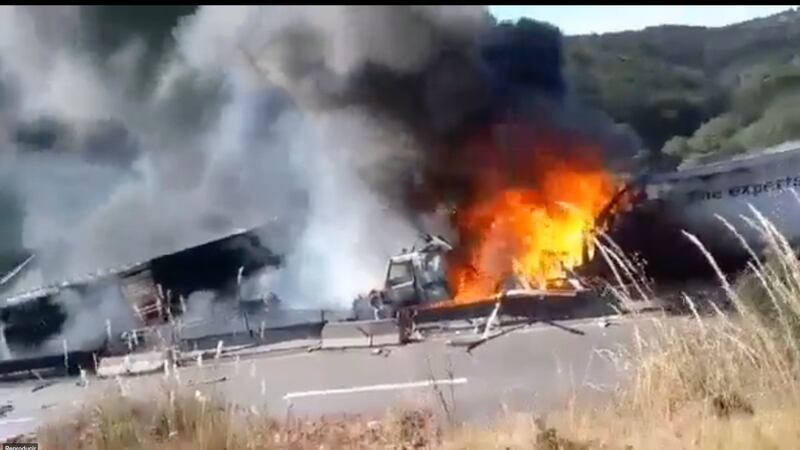 Accidente de autobús en España deja varios heridos