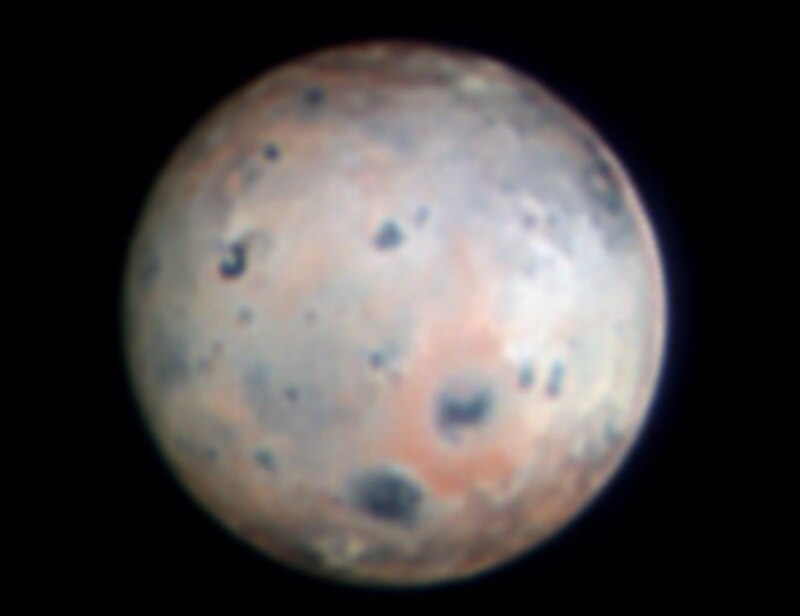 Imagen de la luna de Júpiter, Europa