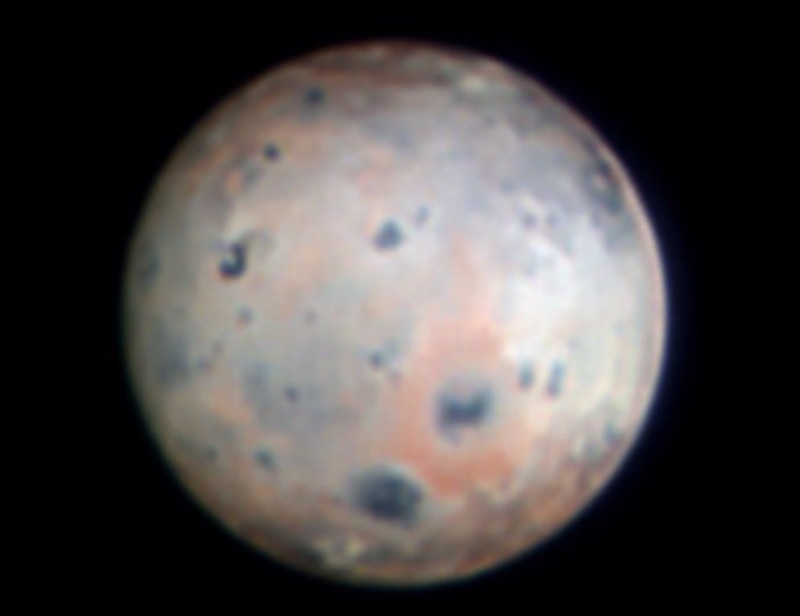 Imagen de la luna de Júpiter, Europa