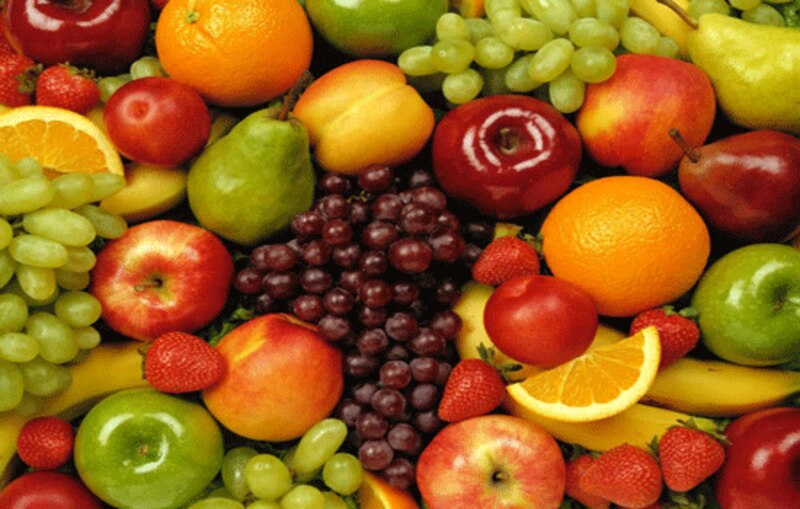 Frutas frescas y coloridas
