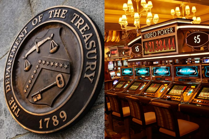 La Oficina de Activos Extranjeros del Departamento del Tesoro informó de casinos y negocios ligados al lavado de dinero del Crimen Organizado.