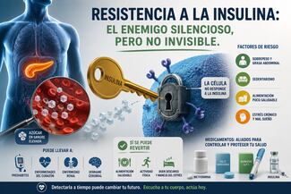 Resistencia a la insulina: el enemigo silencioso, pero no invisible