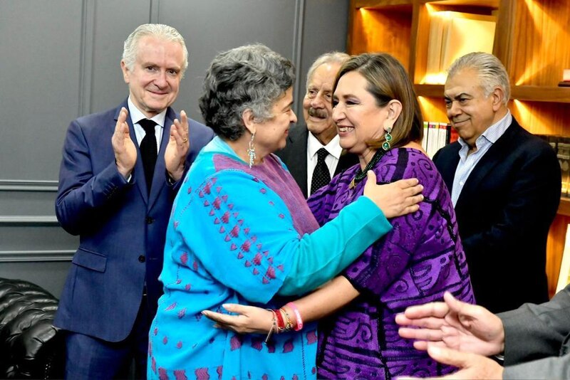 AMLO y su esposa reciben a la ministra Norma Piña en Palacio Nacional