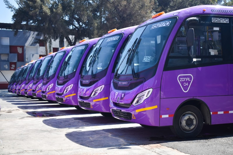 Nuevos autobuses para la ciudad de México