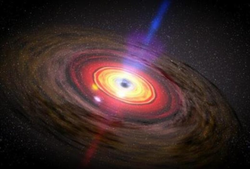 Agujero negro supermasivo en el centro de la Vía Láctea