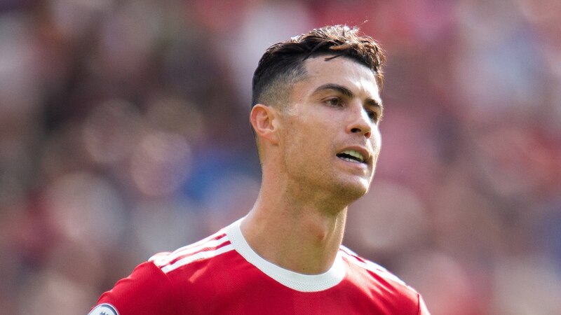 Cristiano Ronaldo, el jugador portugués del Manchester United, durante un partido de fútbol.