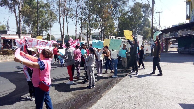 Protesta en la calle contra el gobierno