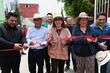 Azucena Cisneros inaugura 17 calles pavimentadas en  colonia Villas del Sol, Ecatepec