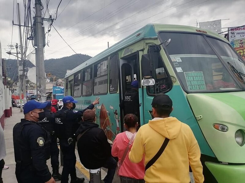 Autobús público en México