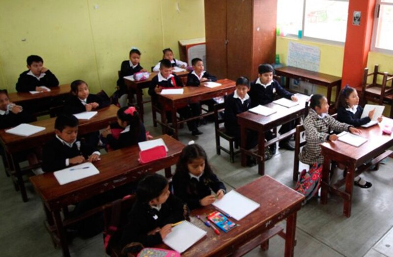 Niños en el aula