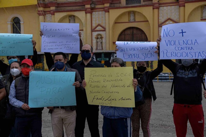 Periodistas exigen justicia por el asesinato de Fredy