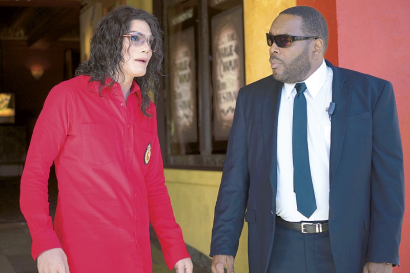 Michael Jackson y su guardaespaldas