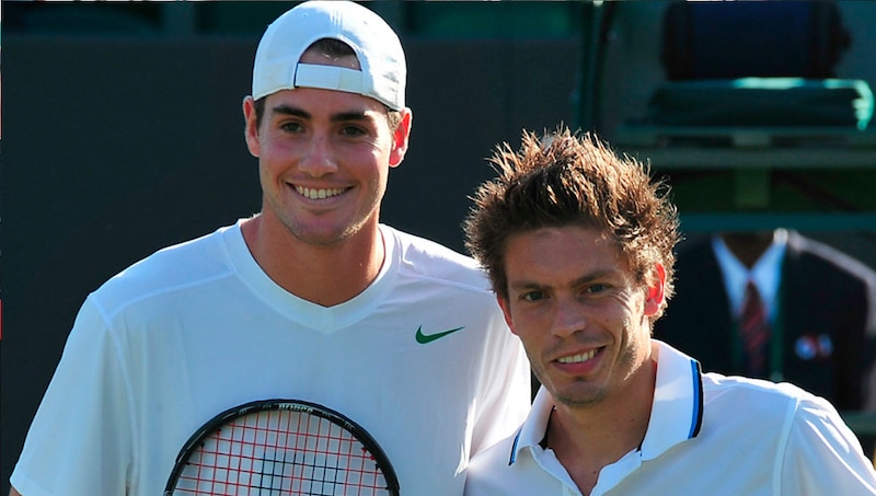 Los tenistas John Isner y Feliciano López