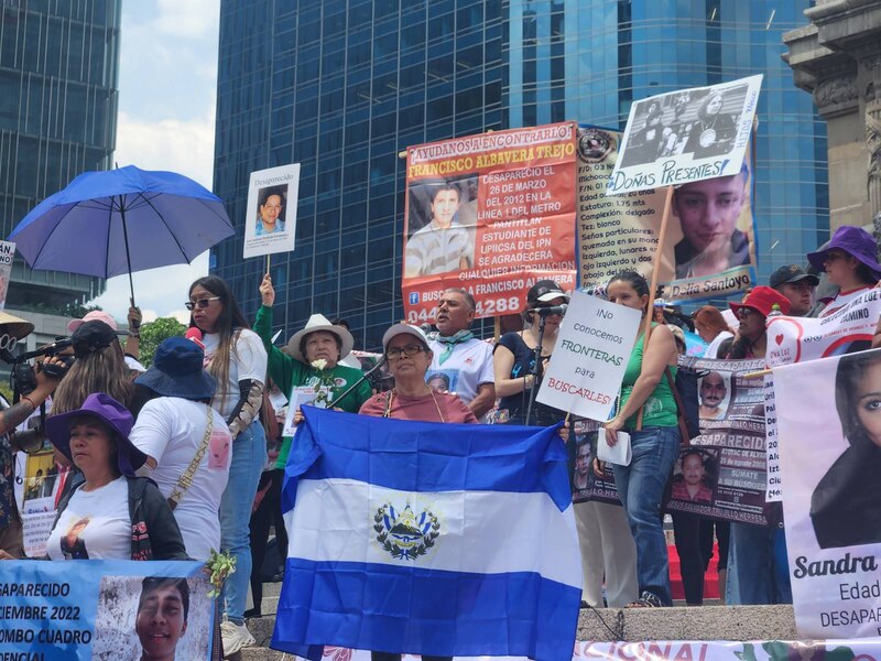 Protesta por la desaparición de personas en México