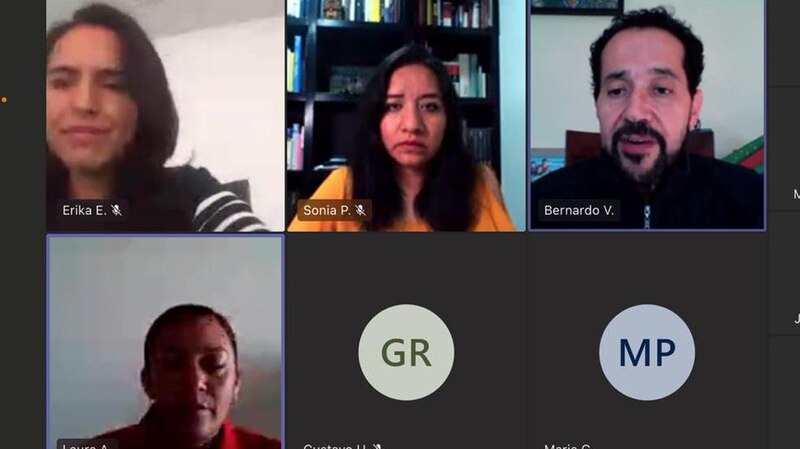 Reunión virtual de trabajo