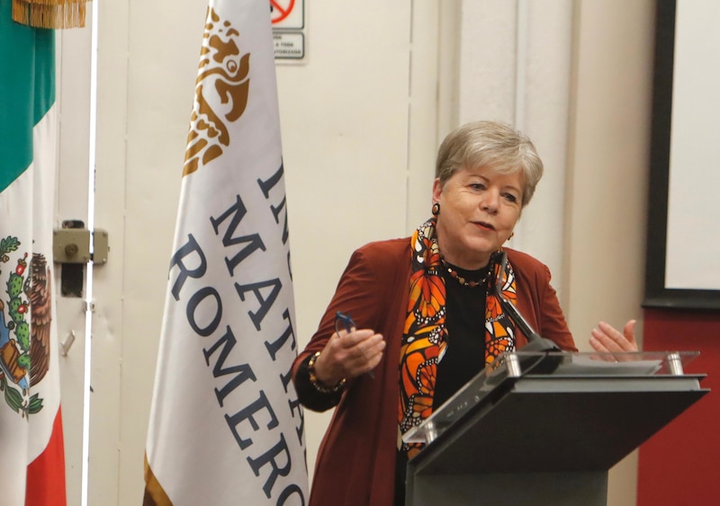 La Jefa de Gobierno, Claudia Sheinbaum, durante una conferencia de prensa.