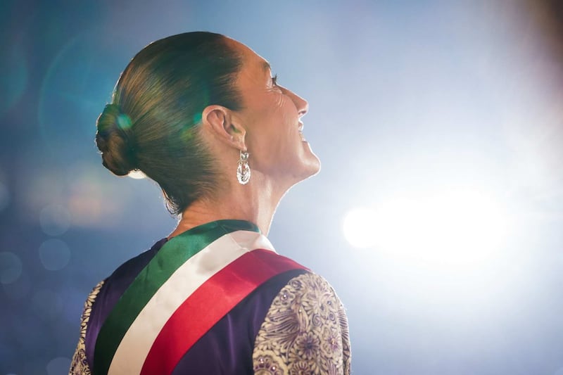 La presidenta de México hizo historia al dar su primer grito de Independencia