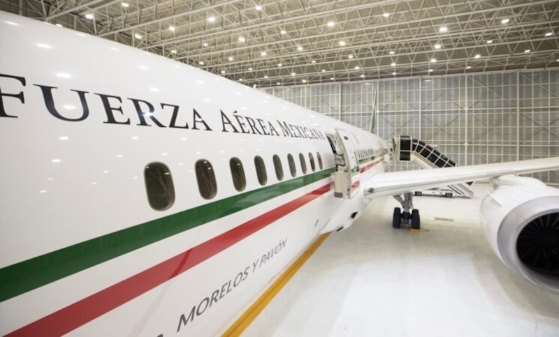 El nuevo avión presidencial de México