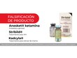 Cofepris alerta falsificación de medicamentos contra cáncer de mama, VIH y un anestésico
