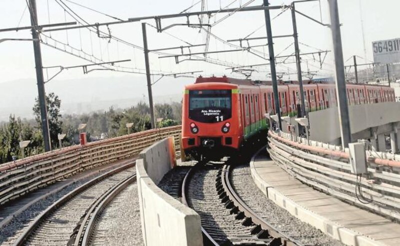 Tren eléctrico en la Ciudad de México