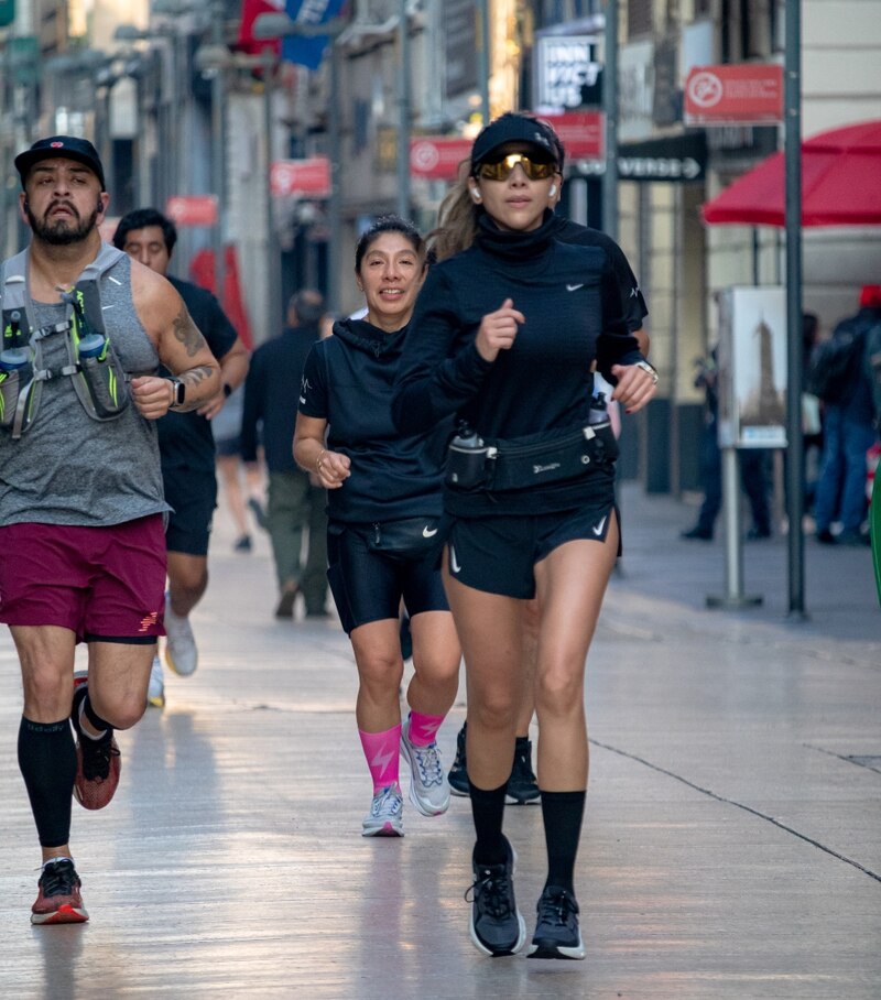 Participantes del Nike Social Run
