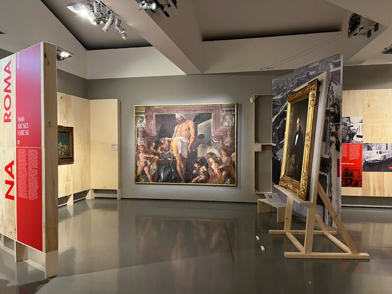 La exposición "Roma 1940-1944. Museos, artistas y política cultural" en el Museo Nacional de Arte Romano de Mérida