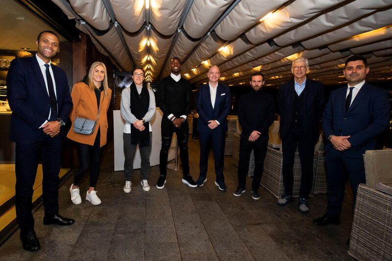 Jugadores del Real Madrid en un evento