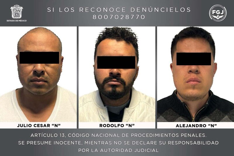 Title: Se buscan a tres hombres por diversos delitos en el Estado de México